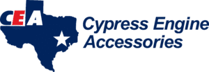 Texas logo with "Cypress Engine Accessories" text.