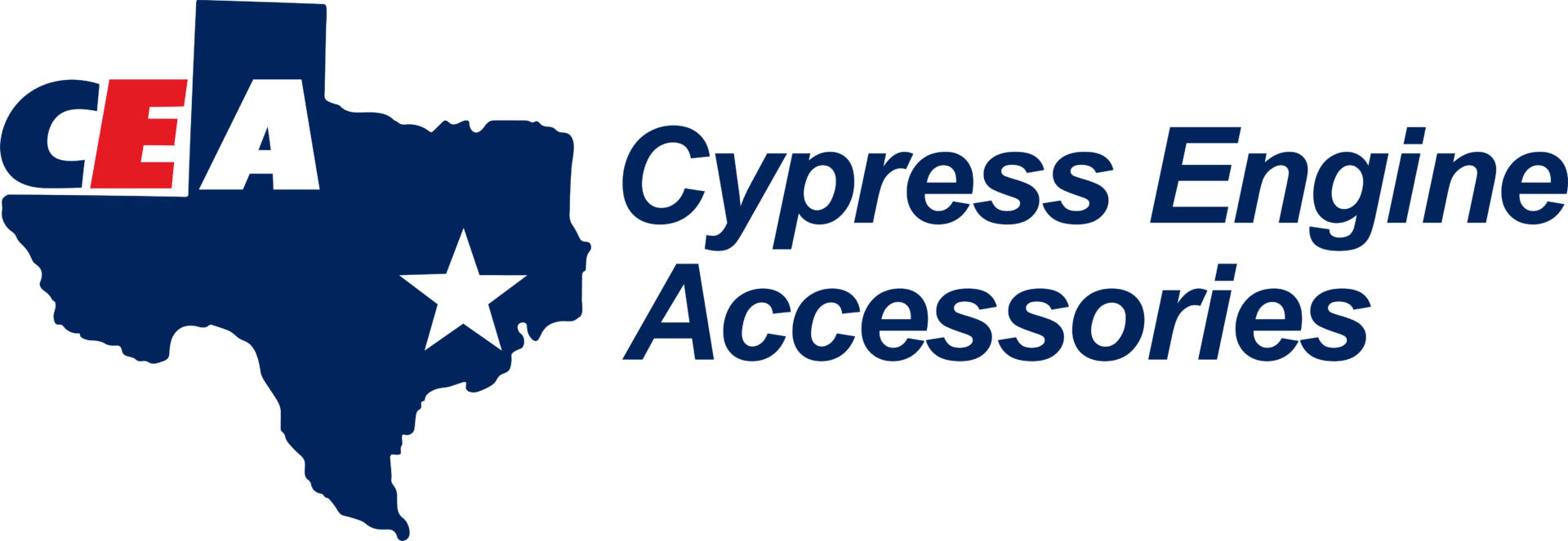 Texas logo with "Cypress Engine Accessories" text. Texas logo with "Cypress Engine Accessories" text.